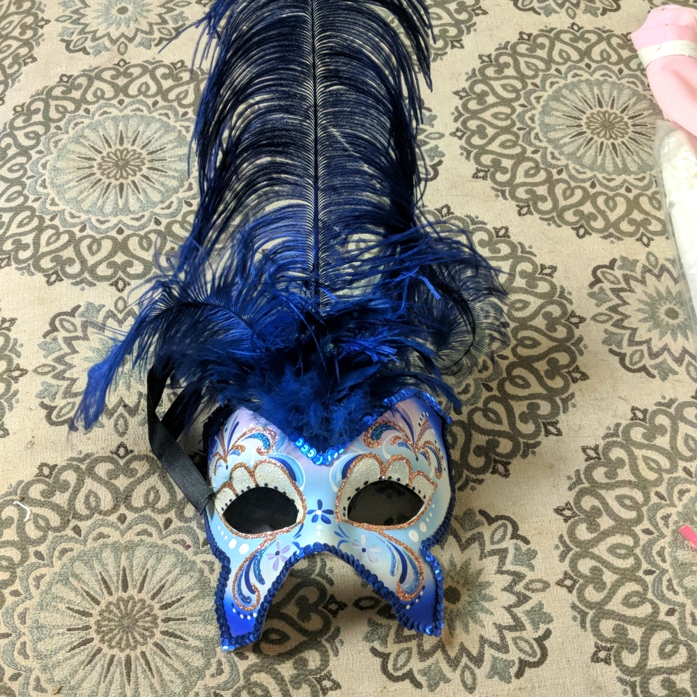 MASQUERADE ITALIAN ..HANDMADE,STAMPED GORGEOUS.!!